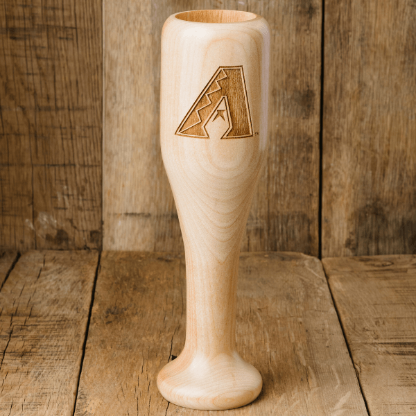 Dugout Mugs® MLB Teams - Wined Up Glass Arizona Diamondbacks "A" Wined Up® | Baseball Bat Wine Mug