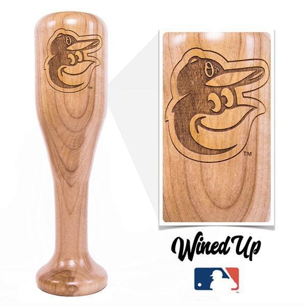 Dugout Mugs® MLB Teams - Wined Up Glass Baltimore Orioles Wined Up® | Baseball Bat Wine Mug