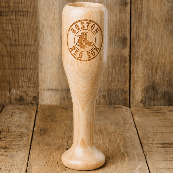 Dugout Mugs® MLB Teams - Wined Up Glass Boston Red Sox Wined Up® | Baseball Bat Wine Mug Collective