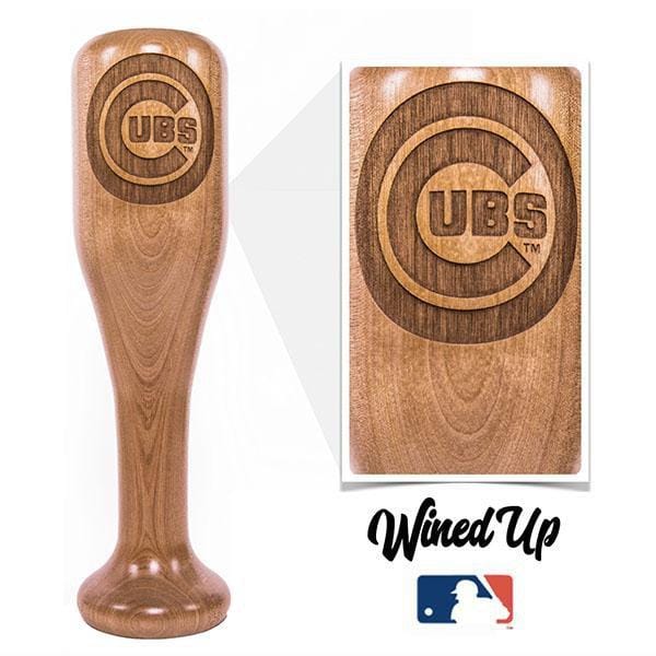 Dugout Mugs® MLB Teams - Wined Up Glass Chicago Cubs Wined Up® | Baseball Bat Wine Mug Collective