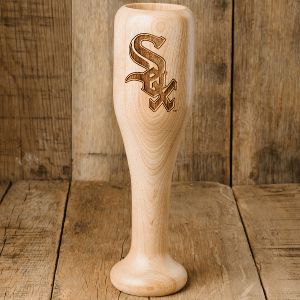 Dugout Mugs® MLB Teams - Wined Up Glass Chicago White Sox Wined Up® | Baseball Bat Wine Mug