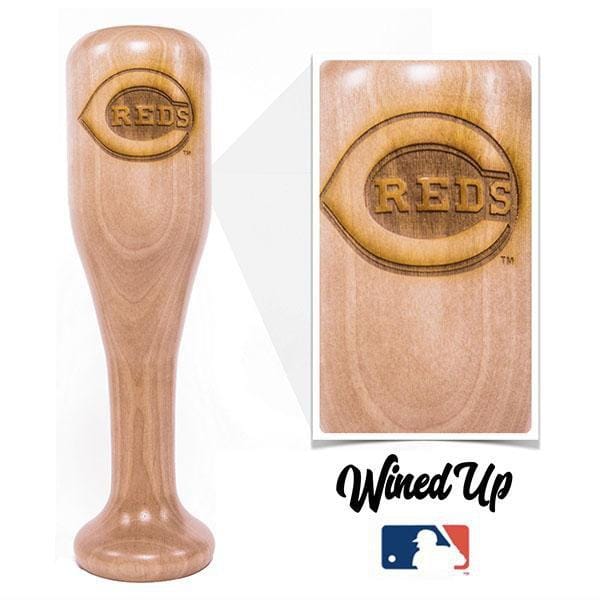 Dugout Mugs® MLB Teams - Wined Up Glass Cincinnati Reds Wined Up® | Baseball Bat Wine Mug Collective
