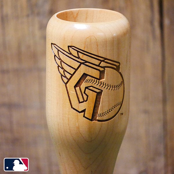Dugout Mugs® MLB Teams - Wined Up Glass Cleveland Guardians Wined Up® | Baseball Bat Wine Mug Collective