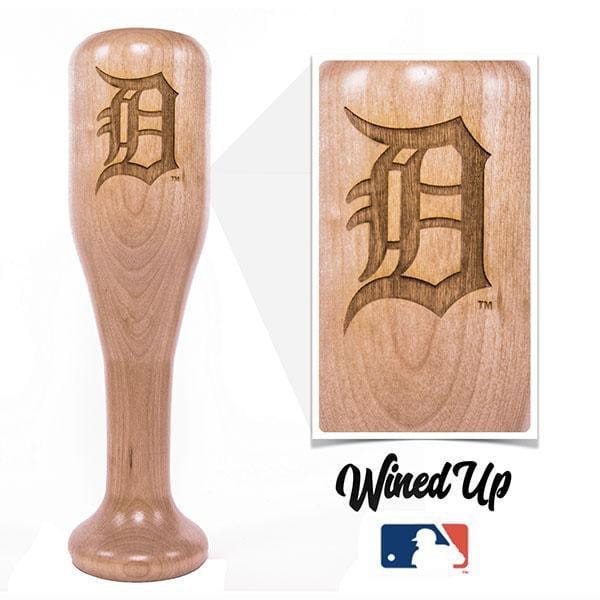 Dugout Mugs® MLB Teams - Wined Up Glass Detroit Tigers "D" Wined Up® | Baseball Bat Wine Mug