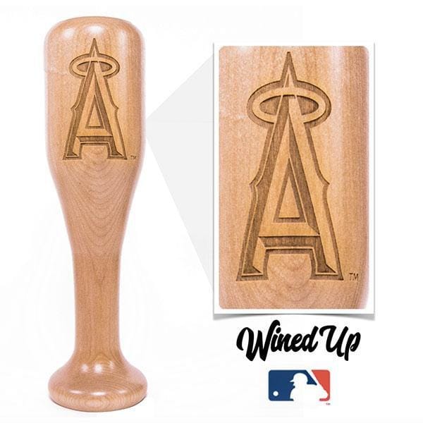 Dugout Mugs® MLB Teams - Wined Up Glass Los Angeles Angels Wined Up® | Baseball Bat Wine Mug Collective