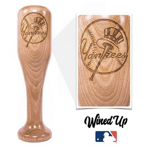 Dugout Mugs® MLB Teams - Wined Up Glass New York Yankees Wined Up® | Baseball Bat Wine Mug Collective