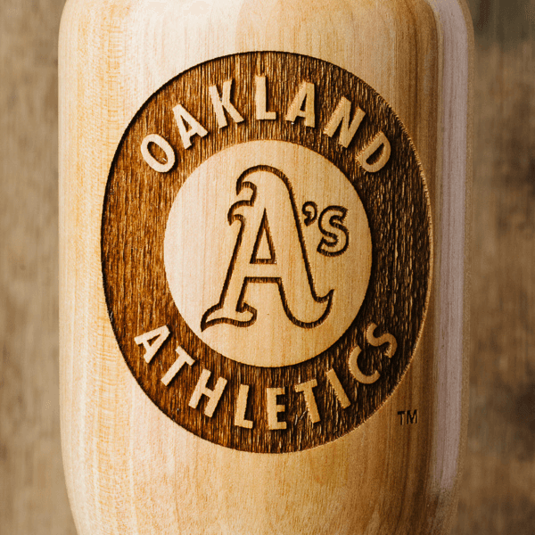 Dugout Mugs® MLB Teams - Wined Up Glass Oakland Athletics Wined Up® | Baseball Bat Wine Mug Collective