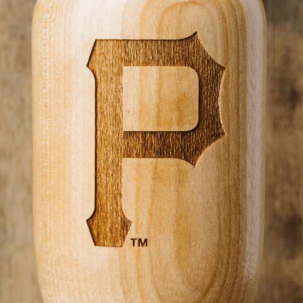 Dugout Mugs® MLB Teams - Wined Up Glass Pittsburgh Pirates "P" Wined Up® - Baseball Bat Wine Mug