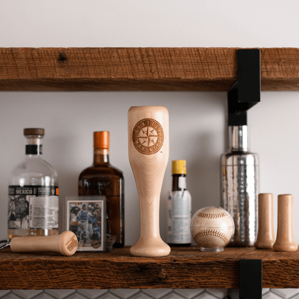 Dugout Mugs® MLB Teams - Wined Up Glass Seattle Mariners Wined Up® | Baseball Bat Wine Mug Collective