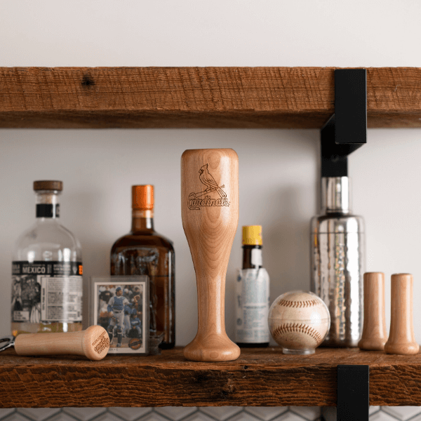 Dugout Mugs® MLB Teams - Wined Up Glass St. Louis Cardinals Wined Up| Baseball Bat Wine Mug