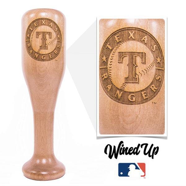 Dugout Mugs® MLB Teams - Wined Up Glass Texas Rangers Wined Up® - Baseball Bat Wine Mug