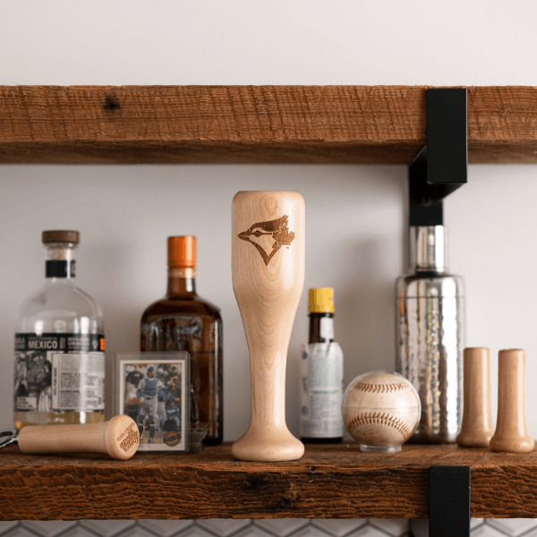Dugout Mugs® MLB Teams - Wined Up Glass Toronto Blue Jays Bird Wined Up® | Baseball Bat Wine Mug