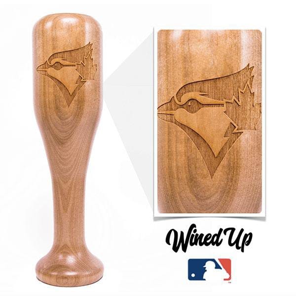 Dugout Mugs® MLB Teams - Wined Up Glass Toronto Blue Jays Bird Wined Up® | Baseball Bat Wine Mug Collective