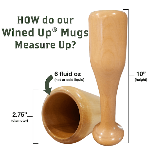 Dugout Mugs® MLB Teams - Wined Up Glass Toronto Blue Jays Bird Wined Up® | Baseball Bat Wine Mug Collective