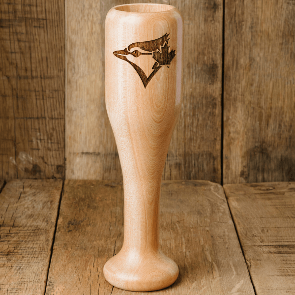 Dugout Mugs® MLB Teams - Wined Up Glass Toronto Blue Jays Bird Wined Up® | Baseball Bat Wine Mug Collective