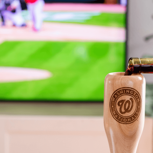 Dugout Mugs® MLB Teams - Wined Up Glass Washington Nationals Wined Up® | Baseball Bat Wine Mug Collective