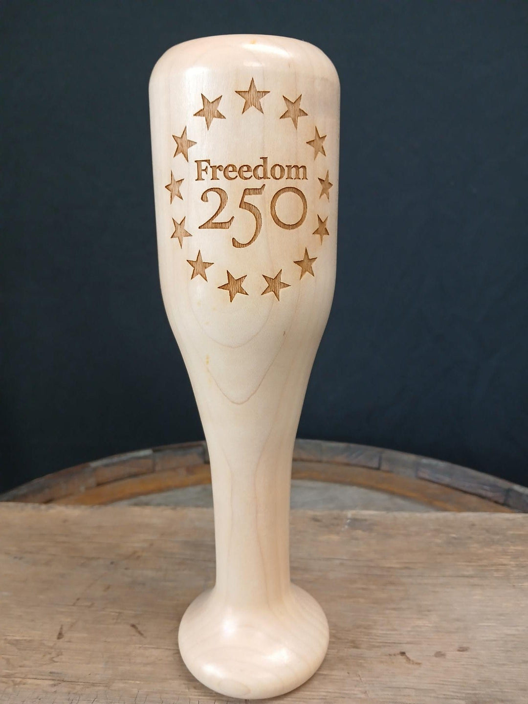 Dugout Mugs® RT-Select The Freedom250™ Wined Up® | Baseball Bat Wine Glass