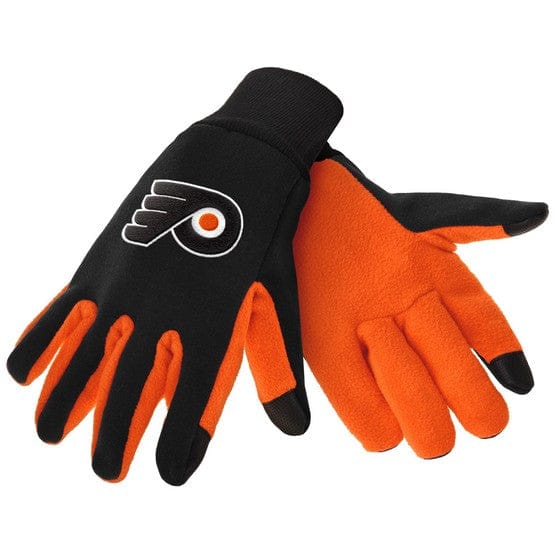 Dynasty Sports & Framing Apparel - Gloves Philadelphia Flyers Black Texting Gloves