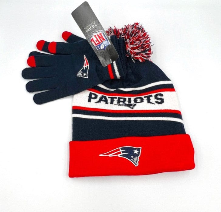 Dynasty Sports & Framing Apparel - Knit Hats New England Patriots Winter Hat & Gloves Gift Set