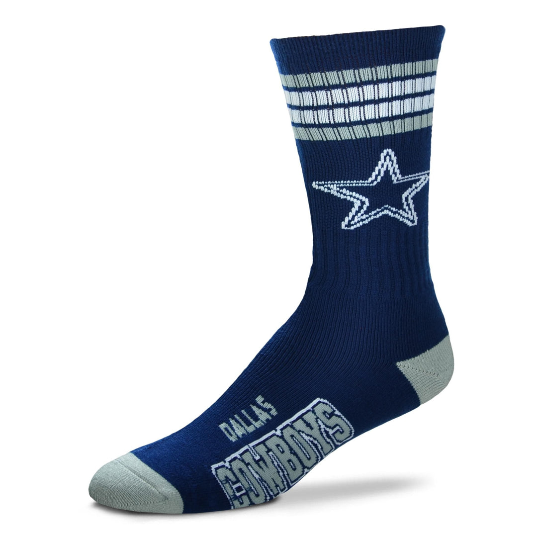 Dynasty Sports & Framing Apparel - Socks Dallas Cowboys Men's 4 Stripe Deuce Socks