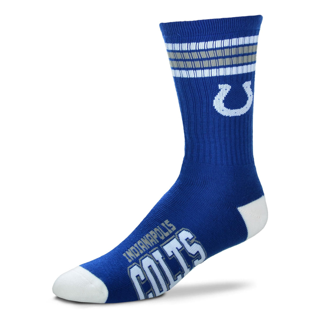 Dynasty Sports & Framing Apparel - Socks Indianapolis Colts Men's 4 Stripe Deuce Socks