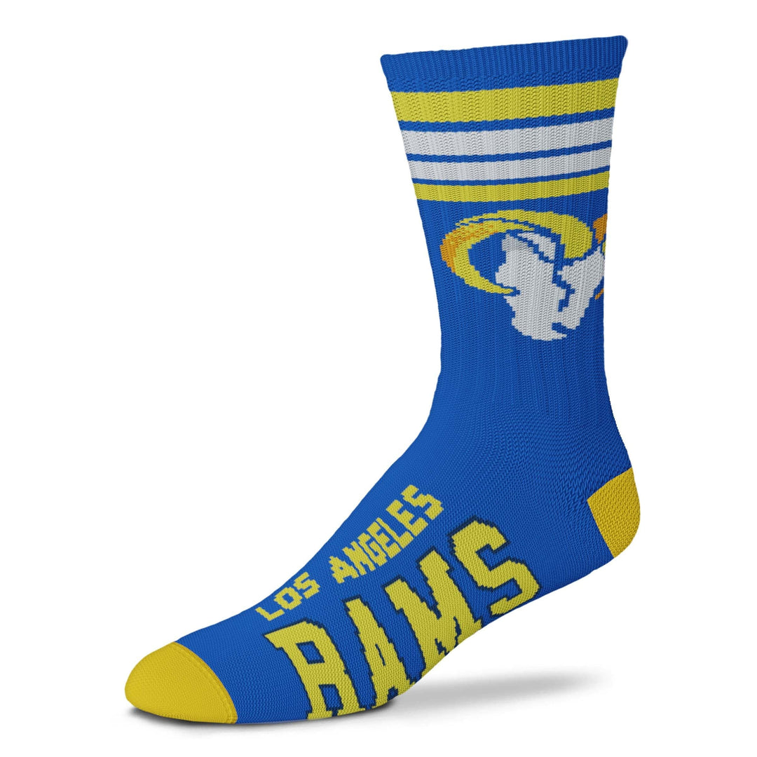 Dynasty Sports & Framing Apparel - Socks Los Angeles Rams Men's 4 Stripe Deuce Socks