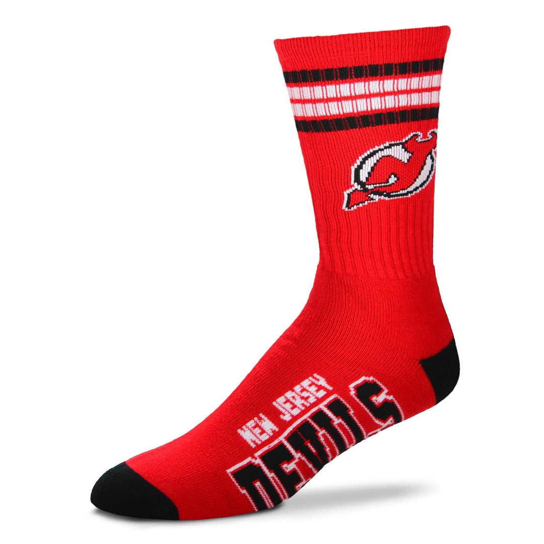 Dynasty Sports & Framing Apparel - Socks New Jersey Devils Men's 4 Stripe Deuce Socks