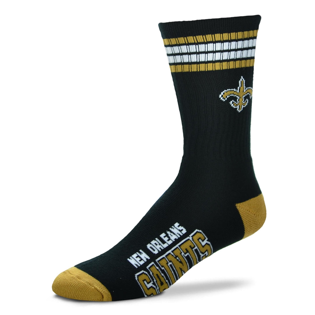 Dynasty Sports & Framing Apparel - Socks New Orleans Saints Men's 4 Stripe Deuce Socks
