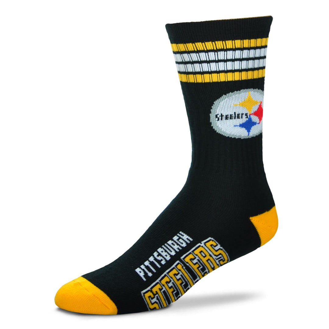 Dynasty Sports & Framing Apparel - Socks Pittsburgh Steelers Men's 4 Stripe Deuce Socks