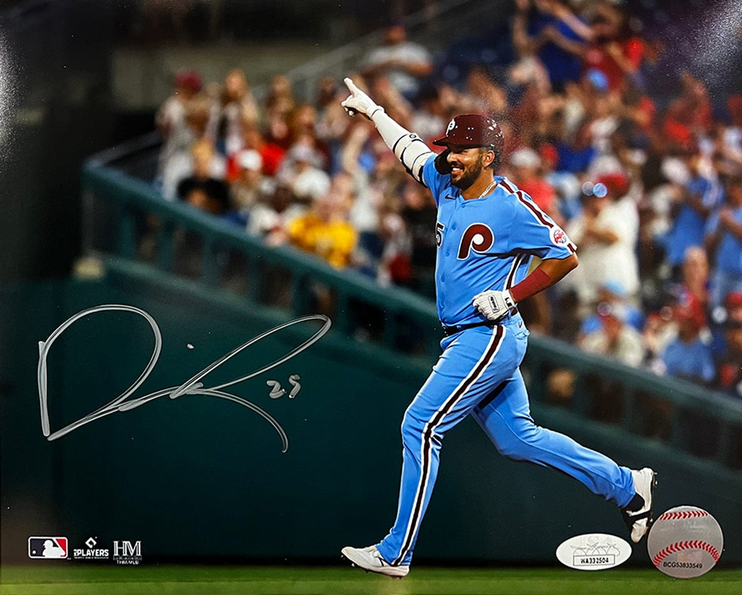 Dynasty Sports & Framing Autographed Baseball Photos 8x10 Photo Darick Hall Runs The Bases Philadelphia Phillies Autographed Baseball Photo