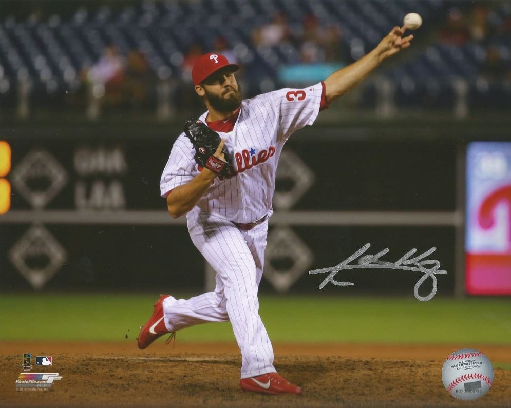 Dynasty Sports & Framing Autographed Baseball Photos Adam Morgan Philadelphia Phillies Autographed MLB Baseball 8" x 10" Photo