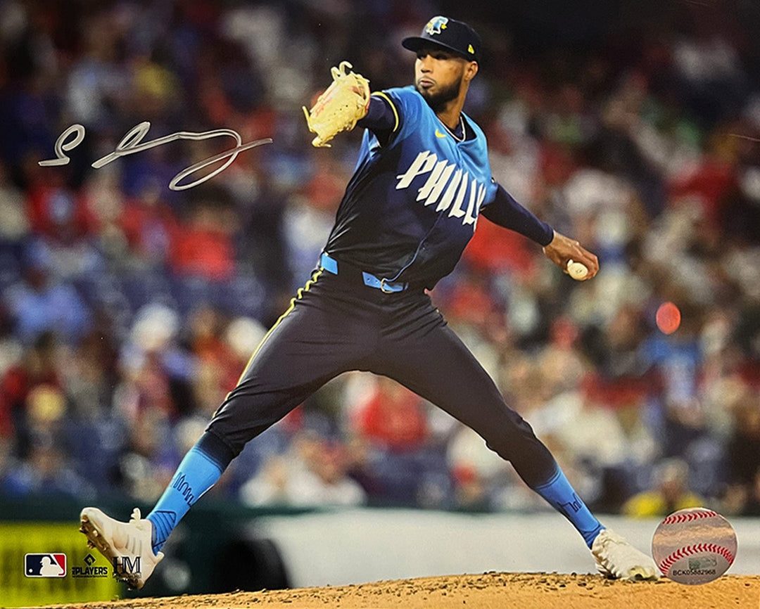 Dynasty Sports & Framing Autographed Baseball Photos Cristopher Sanchez Autographed Philadelphia Phillies City Connect 11" x 14" Baseball Photo