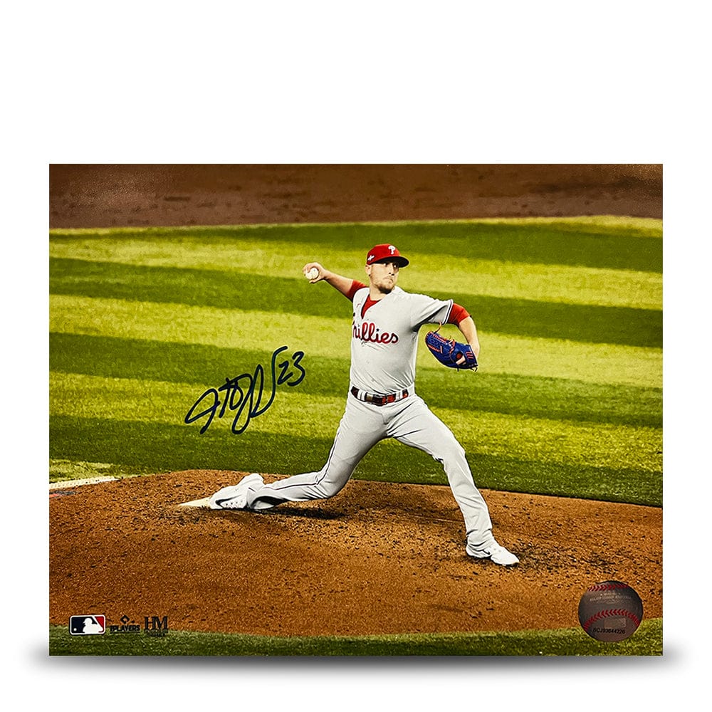 Dynasty Sports & Framing Autographed Baseball Photos Jeff Hoffman Championship Action Philadelphia Phillies Autographed 8" x 10" Baseball Photo