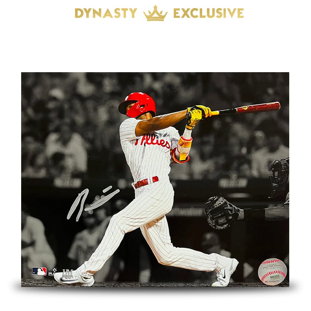 Dynasty Sports & Framing Autographed Baseball Photos Johan Rojas First Hit Philadelphia Phillies Autographed 11" x 14" Spotlight Baseball Photo