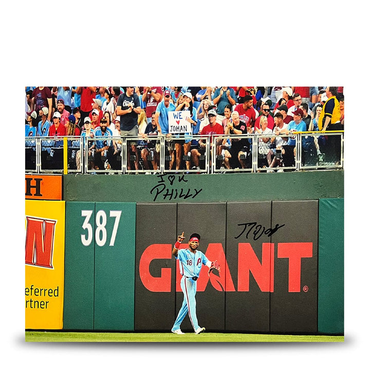Dynasty Sports & Framing Autographed Baseball Photos Johan Rojas Philly Love Philadelphia Phillies Autographed 11" x 14" Photo Inscribed I ♥ Philly