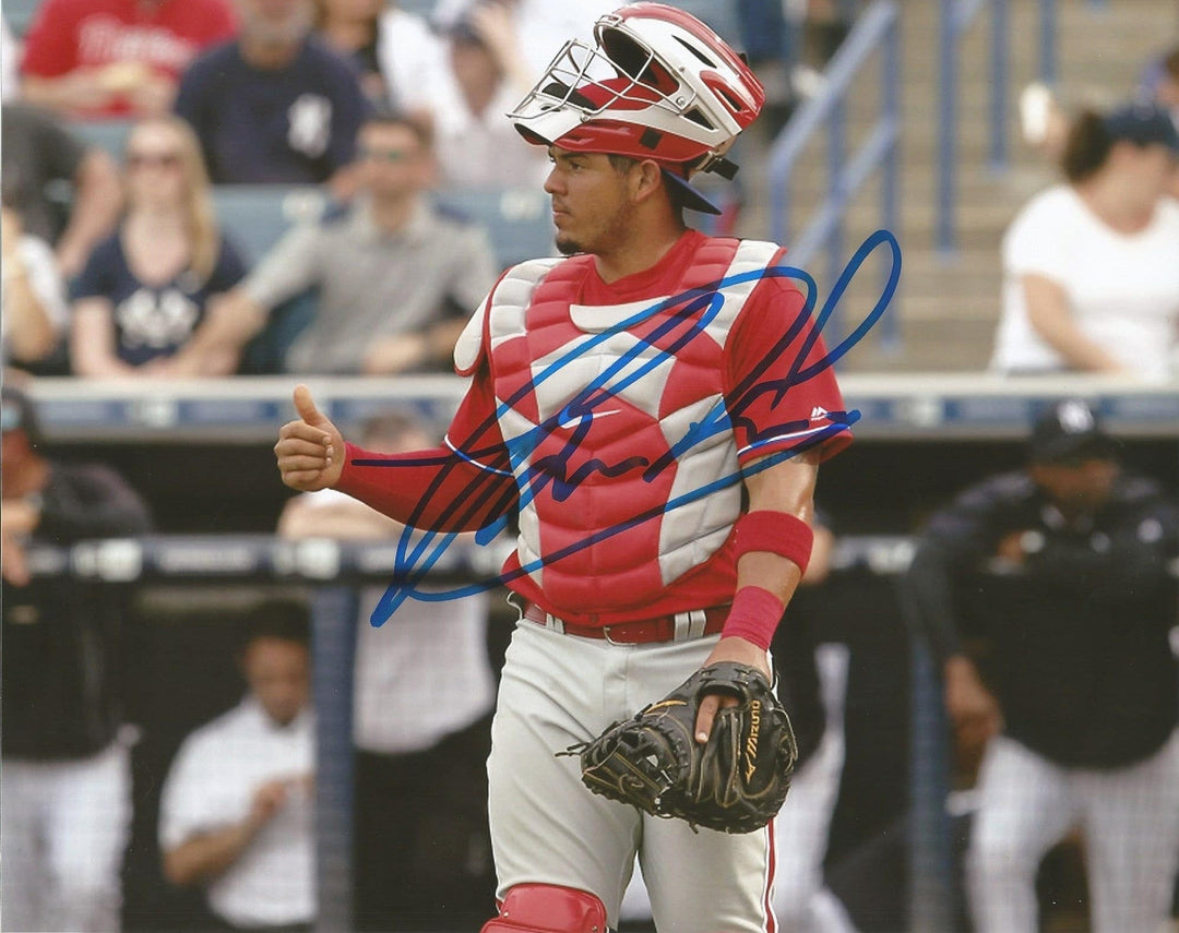 Dynasty Sports & Framing Autographed Baseball Photos Jorge Alfaro Catcher Autographed Philadelphia Phillies 11" x 14" Baseball Photo