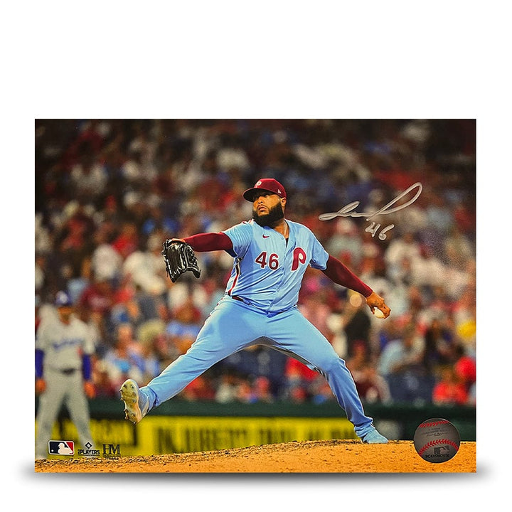 Dynasty Sports & Framing Autographed Baseball Photos Jose Alvarado Throwback Action Autographed Philadelphia Phillies 8" x 10" Baseball Photo