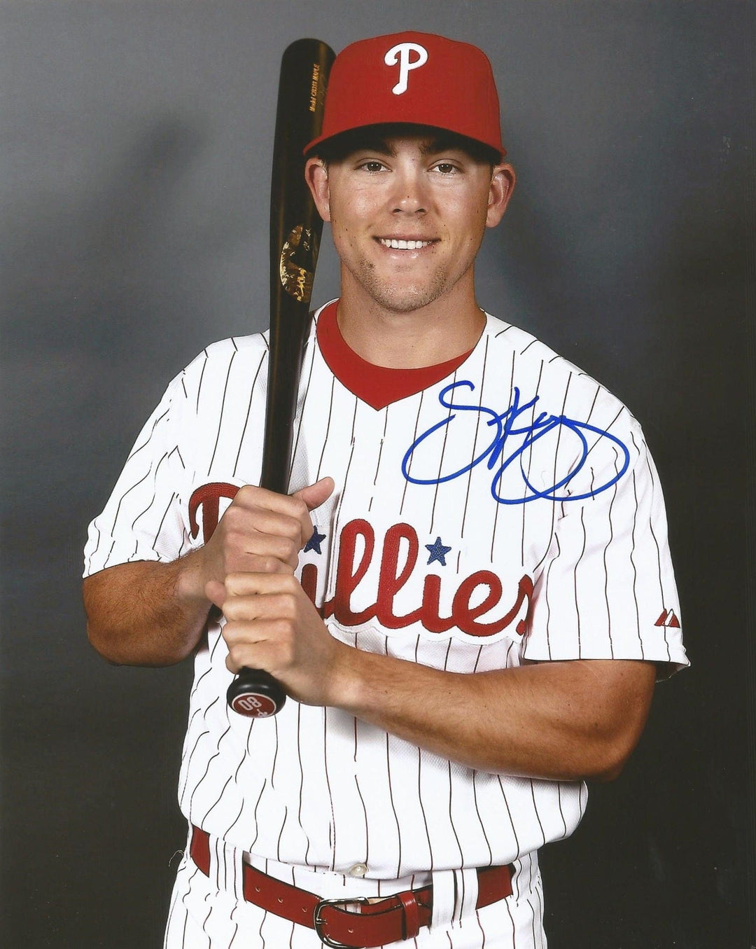 Dynasty Sports & Framing Autographed Baseball Photos Scott Kingery Studio Pose Autographed Philadelphia Phillies 16" x 20" Baseball Photo