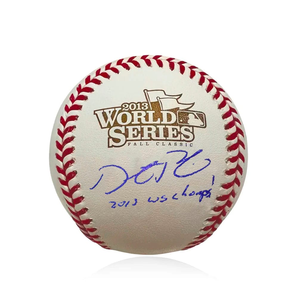 Dynasty Sports & Framing Autographed Baseballs Dustin Pedroia Boston Red Sox Autographed 2013 World Series Baseball Inscribed World Series Champs