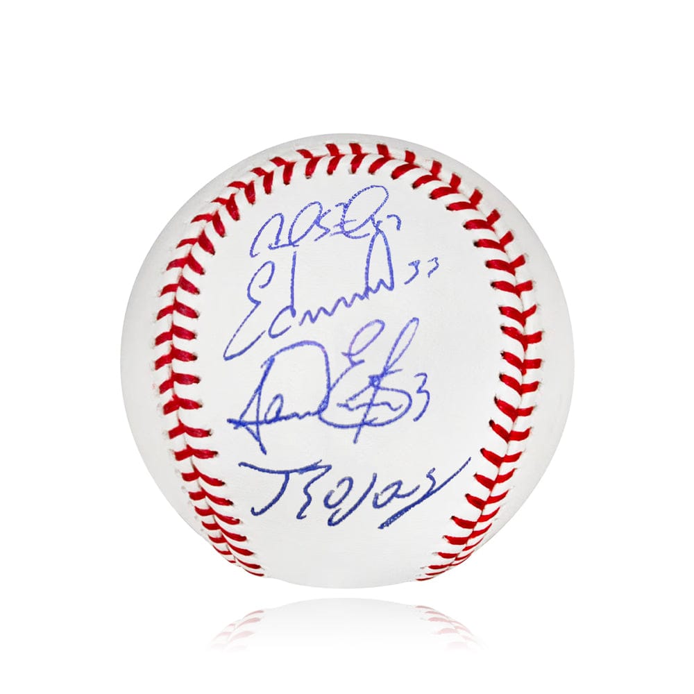 Dynasty Sports & Framing Autographed Baseballs Johan Rojas, Carlos Estevez, Edmundo Sosa, Cal Stevenson Philadelphia Phillies Autographed Baseball
