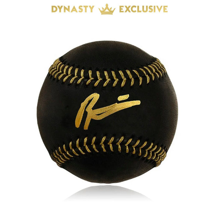 Dynasty Sports & Framing Autographed Baseballs Johan Rojas Philadelphia Phillies Autographed Black Major League Baseball