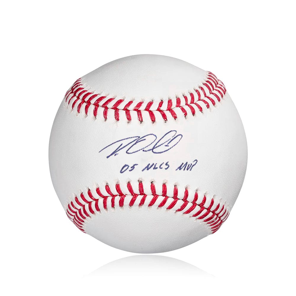 Dynasty Sports & Framing Autographed Baseballs Roy Oswalt Houston Astros Autographed Rawlings Official MLB Baseball - Inscribed "05 NLCS MVP"