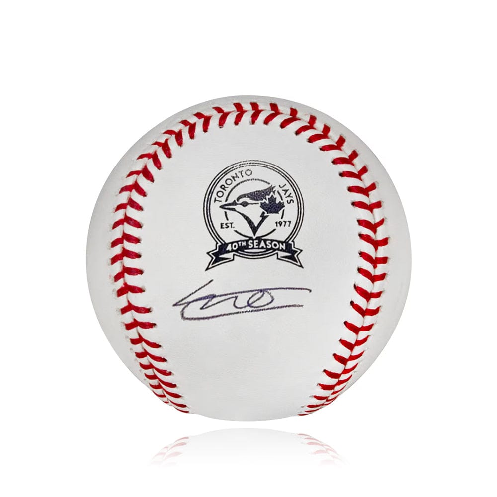 Dynasty Sports & Framing Autographed Baseballs Vladimir Guerrero, Jr. Toronto Blue Jays Autographed 40th Anniversary Official Major League Baseball