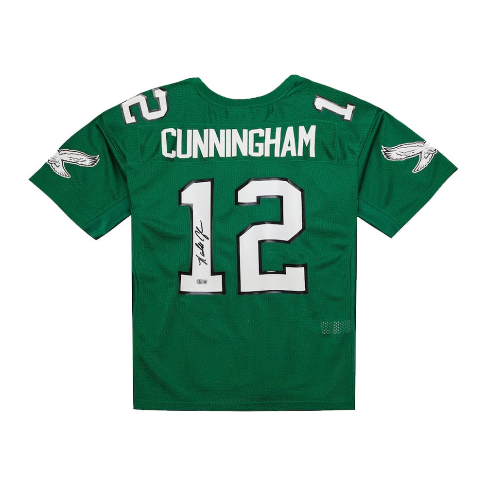 Dynasty Sports & Framing Autographed Football Jerseys Randall Cunningham Philadelphia Eagles Autographed Mitchell & Ness Green Throwback Football Jersey