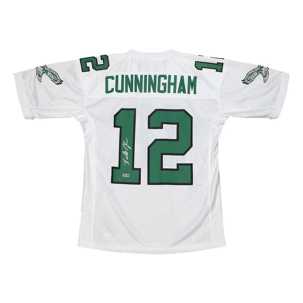 Dynasty Sports & Framing Autographed Football Jerseys Randall Cunningham Philadelphia Eagles Autographed Mitchell & Ness White Throwback Football Jersey