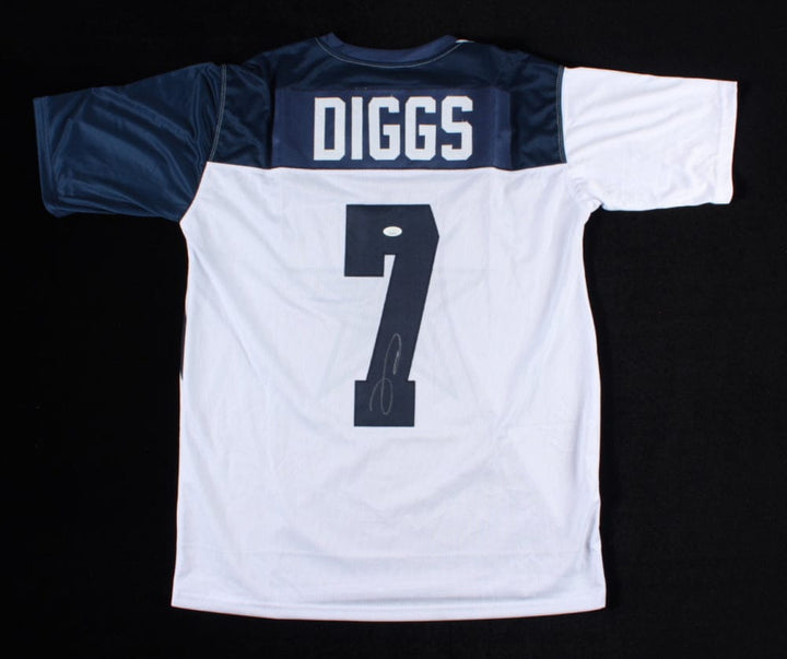 Dynasty Sports & Framing Autographed Football Jerseys Trevon Diggs Dallas Cowboys Autographed Star-Sleeve Football Jersey