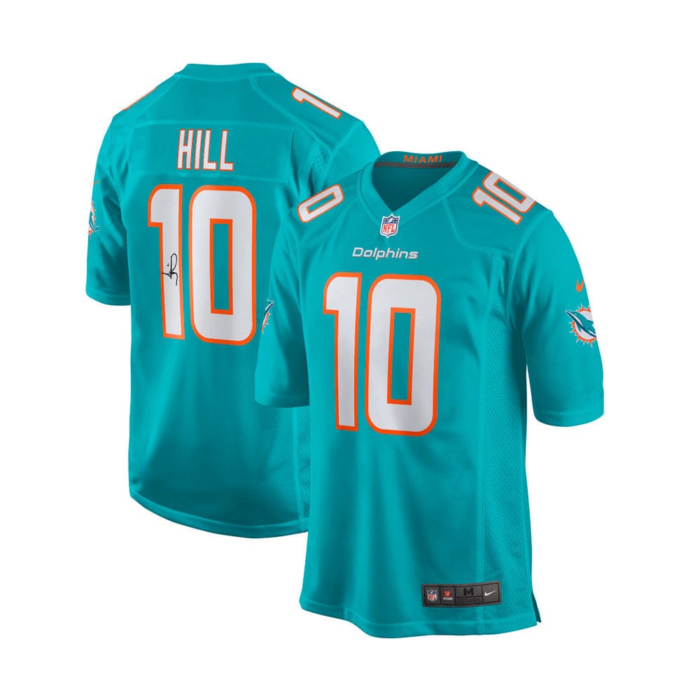Dynasty Sports & Framing Autographed Football Jerseys Tyreek Hill Miami Dolphins Officially Licensed Autographed Game Jersey
