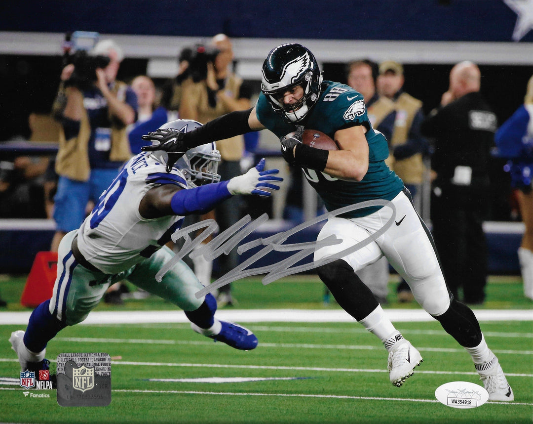 Dynasty Sports & Framing Autographed Football Photos Dallas Goedert v. Cowboys Philadelphia Eagles Autographed 8" x 10" Football Photo