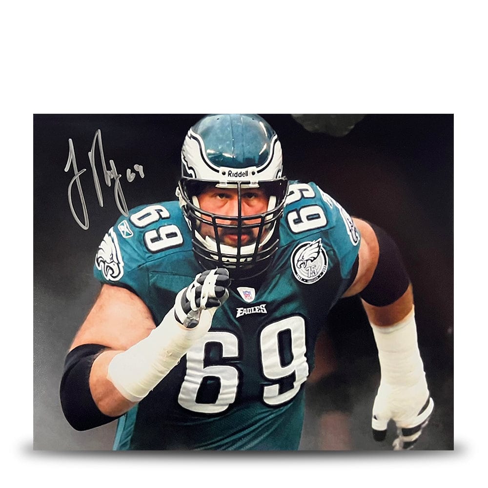Dynasty Sports & Framing Autographed Football Photos Jon Runyan in the Tunnel Autographed Philadelphia Eagles 8" x 10" Football Photo