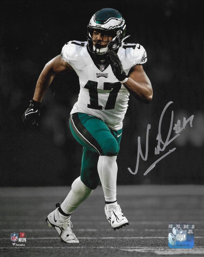Dynasty Sports & Framing Autographed Football Photos Nakobe Dean Blackout Action Philadelphia Eagles Autographed 8" x 10" Football Photo